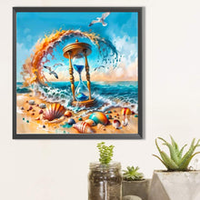 Load image into Gallery viewer, AB Diamond Painting - Full Round - Summer Beach¡¤Hourglass (40*40CM)