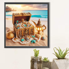 Load image into Gallery viewer, AB Diamond Painting - Full Round - Summer Beach¡¤Treasure Box (40*40CM)