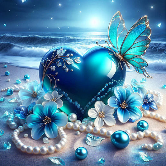 AB Diamond Painting - Full Round - Summer Beach¡¤Pearl (40*40CM)