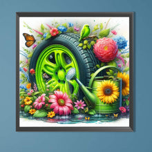 Load image into Gallery viewer, AB Diamond Painting - Full Round - Butterfly grass tire (40*40CM)