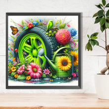 Load image into Gallery viewer, AB Diamond Painting - Full Round - Butterfly grass tire (40*40CM)