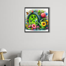 Load image into Gallery viewer, AB Diamond Painting - Full Round - Butterfly grass tire (40*40CM)