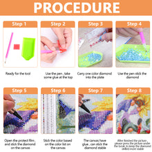 Load image into Gallery viewer, 2pcs AB Diamond Painting - Full Round - Fox little yellow duck (40*40CM)