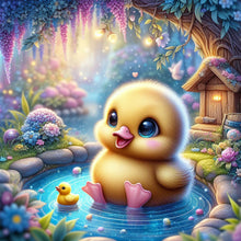 Load image into Gallery viewer, 2pcs AB Diamond Painting - Full Round - Fox little yellow duck (40*40CM)