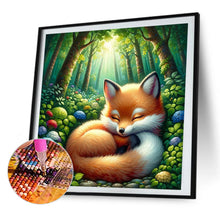 Load image into Gallery viewer, 2pcs AB Diamond Painting - Full Round - Fox little yellow duck (40*40CM)