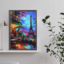 Load image into Gallery viewer, Diamond Painting - Full Round - Night view under the Eiffel Tower (40*60CM)