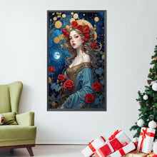 Load image into Gallery viewer, AB Diamond Painting - Full Square - Flower woman (40*70CM)