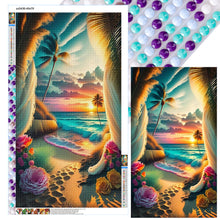 Load image into Gallery viewer, Diamond Painting - Full Round - Beach waves (40*70CM)