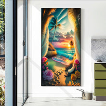 Load image into Gallery viewer, Diamond Painting - Full Round - Beach waves (40*70CM)