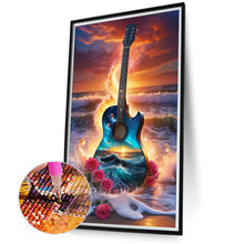 Load image into Gallery viewer, Diamond Painting - Full Round - Seaside guitar (40*70CM)