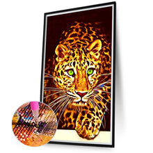 Load image into Gallery viewer, Diamond Painting - Full Round - Tiger outside the frame (40*70CM)