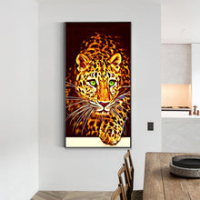 Load image into Gallery viewer, Diamond Painting - Full Round - Tiger outside the frame (40*70CM)