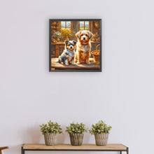 Load image into Gallery viewer, Diamond Painting - Full Round - Puppy (30*30CM)