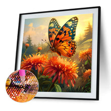 Load image into Gallery viewer, Diamond Painting - Full Round - Butterfly (30*30CM)