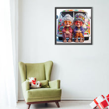 Load image into Gallery viewer, Diamond Painting - Full Round - Funny old lady (40*40CM)