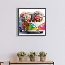 Load image into Gallery viewer, Diamond Painting - Full Round - Funny old lady (40*40CM)