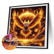 Load image into Gallery viewer, AB Diamond Painting - Full Round - Owl through the flames (30*30CM)