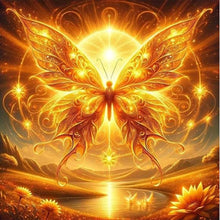 Load image into Gallery viewer, AB Diamond Painting - Full Round - Through the Flame Butterfly (30*30CM)