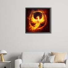 Load image into Gallery viewer, AB Diamond Painting - Full Round - Through the Flame Phoenix (30*30CM)