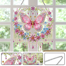 Load image into Gallery viewer, Double Sided Acrylic Owl Diamond Painting Hanging Pendant Diamond Painting Decor