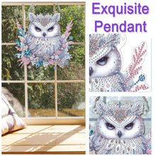 Load image into Gallery viewer, Double Sided Acrylic Owl Diamond Painting Hanging Pendant Diamond Painting Decor