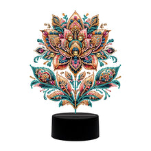 Load image into Gallery viewer, Flower Diamond Painting Night Light 5D DIY Diamond Painting Lamp (Flower B)