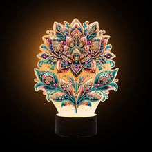 Load image into Gallery viewer, Flower Diamond Painting Night Light 5D DIY Diamond Painting Lamp (Flower B)