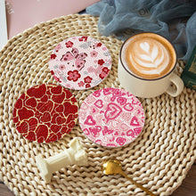 Load image into Gallery viewer, 8Pcs Diamond Painting Coasters Love Pattern Diamond Art Painting Kits for Decor