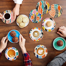 Load image into Gallery viewer, 8Pcs Diamond Painting Coasters Colorful Blocks Diamond Art Painting Kits