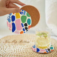 Load image into Gallery viewer, 8Pcs Diamond Painting Coasters Colorful Blocks Diamond Art Painting Kits