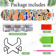 Load image into Gallery viewer, 8Pcs Diamond Painting Coasters Colorful Blocks Diamond Art Painting Kits