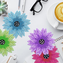 Load image into Gallery viewer, 8Pcs Diamond Painting Coasters Flowers Diamond Art Painting Kits for Home Decor