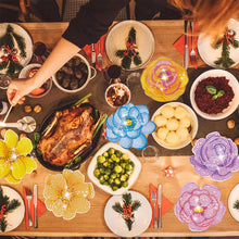 Load image into Gallery viewer, 8Pcs Wooden Flower DIY Diamond Painting Coasters Diamond Dot Kits for Home Decor