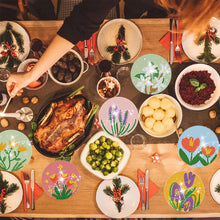 Load image into Gallery viewer, 8Pcs Wooden Bouquet DIY Diamond Painting Coasters Diamond Dot Kits for Beginners