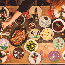 Load image into Gallery viewer, 8Pcs Wooden Bouquet DIY Diamond Painting Coasters Diamond Dot Kits for Beginners