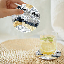 Load image into Gallery viewer, 8Pcs Wooden Mountain Pattern DIY Diamond Painting Coasters Diamond Dot Kits