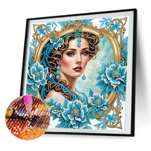 Load image into Gallery viewer, 2pcs Partial Special Diamond Painting Set - Lady (30*30CM)
