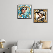 Load image into Gallery viewer, 2pcs Partial Special Diamond Painting Set - Lady (30*30CM)
