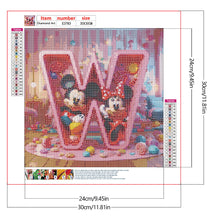 Load image into Gallery viewer, Diamond Painting - Full Round - Mickey W (30*30CM)