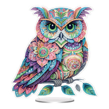 Load image into Gallery viewer, Double Sided Owl Desktop Diamond Painting Art Kits for Home Office Decor