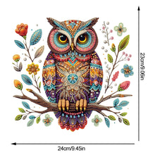 Load image into Gallery viewer, Double Sided Owl Desktop Diamond Painting Art Kits for Home Office Decor