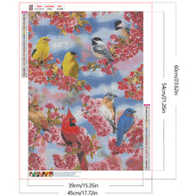 Load image into Gallery viewer, Diamond Painting - Full Round - flowers and birds (45*60CM)