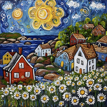 Load image into Gallery viewer, Diamond Painting - Full Round - Colorful house (40*40CM)