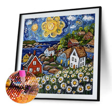 Load image into Gallery viewer, Diamond Painting - Full Round - Colorful house (40*40CM)