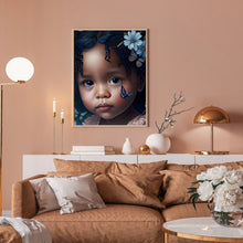 Load image into Gallery viewer, Diamond Painting - Full Round - Black girl (30*40CM)