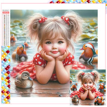 Load image into Gallery viewer, Diamond Painting - Full Square - Little girl (30*30CM)