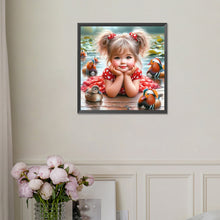 Load image into Gallery viewer, Diamond Painting - Full Square - Little girl (30*30CM)