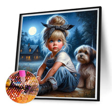 Load image into Gallery viewer, Diamond Painting - Full Square - Little girl (30*30CM)