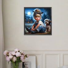 Load image into Gallery viewer, Diamond Painting - Full Square - Little girl (30*30CM)