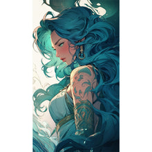 Load image into Gallery viewer, AB Diamond Painting - Full Round - Mysterious priest girl (40*70CM)